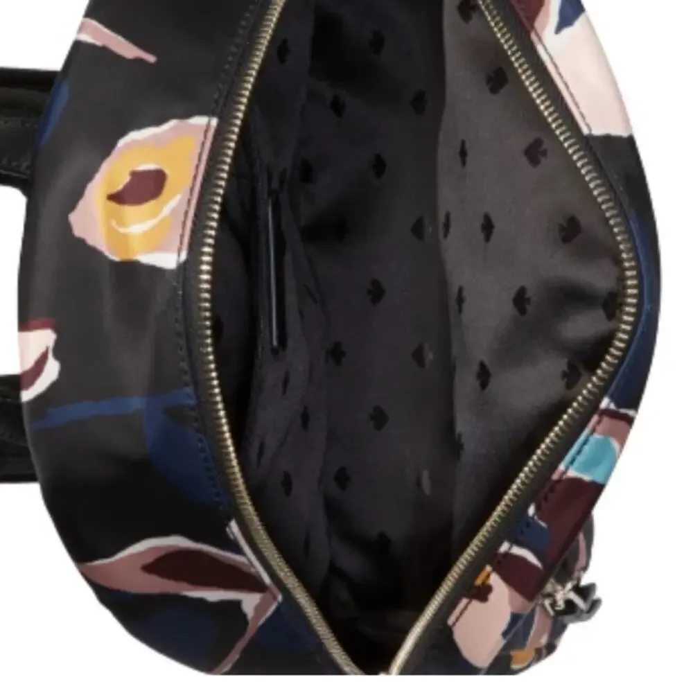 Kate Spade ♠️ Floral Backpack - Black Multicolor